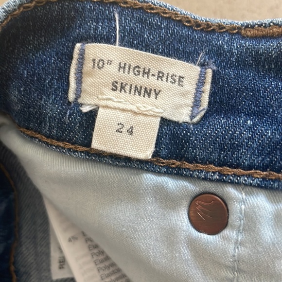 Madewell 10” High Rise Skinny Jeans - Picture 4 of 4